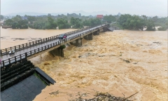 Thái Nguyên cảnh báo lũ trên sông Cầu và các sông, suối