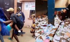 Hiện trường thảm kịch giẫm đạp tại trường học ở Cameroon khiến ít nhất 10 học sinh thiệt mạng