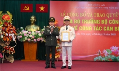 Điều động, bổ nhiệm Thiếu tướng, Giám đốc Công an tỉnh giữ chức Cục trưởng An ninh