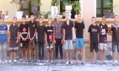 Tạm giữ hình sự nhóm thanh thiếu niên mang hung khí đi “cháy phố” ở Bắc Ninh
