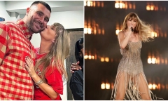 Bạn trai bay nửa vòng trái đất đến Singapore thăm Taylor Swift