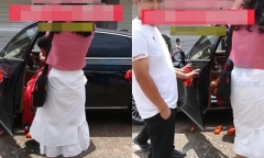 Người phụ nữ đưa con đến đám cưới của chồng cũ đòi tiền nuôi dưỡng, thái độ của chồng cũ khiến nhiều người bất ngờ