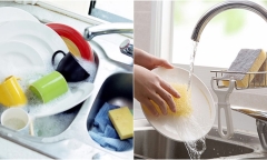 Thói quen nhiều gia đình mắc phải khi rửa bát có thể khiến vi khuẩn tăng 480.000 lần