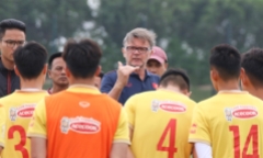 10 cầu thủ U22 tham gia buổi tập đầu tiên chuẩn bị cho SEA Games 32