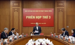 Cải cách tư pháp phải đồng hành, thực hiện tốt công tác đấu tranh phòng, chống tham nhũng, tiêu cực