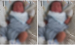 Bé trai bị bỏ rơi ở nghĩa trang, người không có quần áo, trên bụng còn dây rốn mới cắt