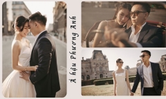 Á hậu Phương Anh thanh lịch, kiêu kỳ trong bộ ảnh cưới lãng mạn tại Pháp