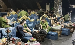Đột kích bất ngờ, phát hiện nhiều khách dương tính ma túy trong quán bar ở Bình Dương