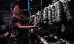 Nữ chủ trọ ở TP.HCM mời ca sĩ hát tất niên cho lao động nghèo, gói hàng trăm đòn bánh tét tặng công nhân