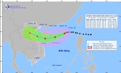 Bão số 6 đang mạnh lên, giật cấp 15 khi vào Biển Đông