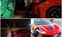 Vụ siêu xe Ferrari 488 gây tai nạn khiến 1 người chết: Bác thông tin cô gái cầm lái 