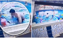 Thầy dạy bơi liên tục dìm đầu bé gái xuống bể chỉ vì một lỗi nhỏ khiến ai xem xong cũng phải phẫn nộ