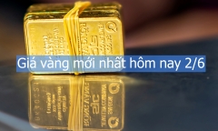 Giá vàng mới nhất hôm nay 2/6: SJC tiếp đà lao dốc, giảm sốc