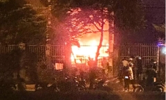 Cháy lớn ở khu công nghiệp tại Đà Nẵng