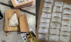 Phát hiện hơn 5kg ma túy cất giấu trong ruột thớt gỗ qua sân bay Tân Sơn Nhất