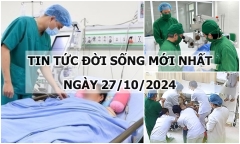 Tin tức đời sống 27/10/2024: Nữ công nhân nhập viện cấp cứu do đá bắn vào mắt