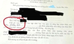 Vụ đơn “xin không thi tuyển sinh lớp 10”: Huyện Hóc Môn lên tiếng