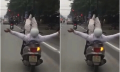 Clip: Phẫn nộ người đàn ông thả hai tay, nằm 
