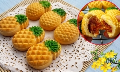 Tết đang đến rất gần, thử ngay công thức làm bánh dứa bằng nồi chiên không dầu thơm ngon khó cưỡng