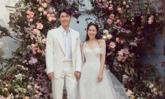 Lộ ảnh cặp đôi Hyun Bin - Son Ye Jin rạng ngời tại lễ cưới khiến fan đứng ngồi không yên