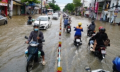 Cần Thơ cho học sinh học tại nhà 3 ngày để tránh triều cường 