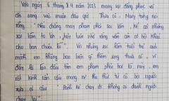 Bản kiểm điểm của học sinh khiến cô giáo không nhịn được cười