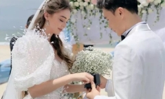 Lý do bố mẹ vợ thủ môn Bùi Tiến Dũng vắng mặt trong đám cưới 