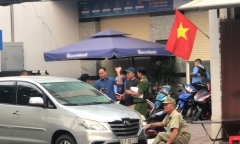 TP. HCM: Phong toả một ngân hàng ở quận 8 nghi xảy ra cướp 