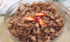 Công thức làm món thịt băm rang riềng ngon khó cưỡng