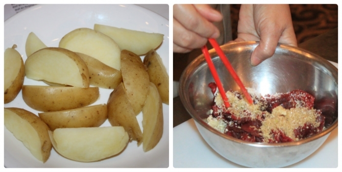 Thịt bò xào khoai tây - món ngon lấy lòng chị em ngày 8/3