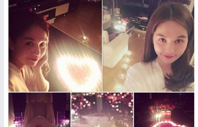 Ngọc Trinh chu đáo tổ chức sinh nhật cho bạn trai