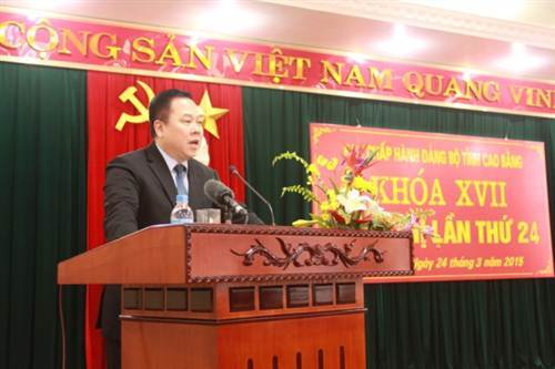 Chân dung tân Bí thư Tỉnh ủy Cao Bằng