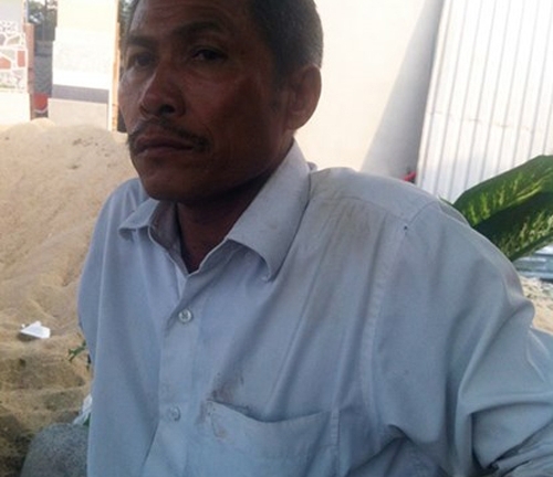 Tài xế xe ben đổ đất lấp người cản trở thi công lên tiếng