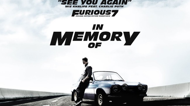 Ca khúc tạm biệt Paul Walker gây sốt