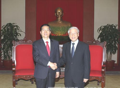 Tổng Bí thư tiếp đoàn đại biểu Bộ Công an Trung Quốc