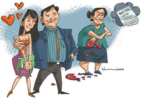 Bỏ mặc vợ chống chọi ung thư, chồng vui vẻ bên bồ nhí