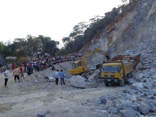 Hà Giang: Sập mỏ đá, 2 công nhân tử vong 