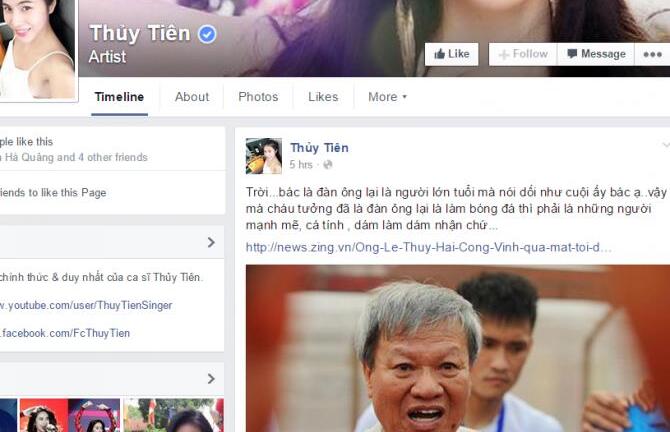 Vợ Công Vinh tố ông Lê Thuỵ Hải 