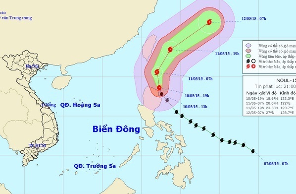 Diễn biến mới nhất về siêu bão Noul