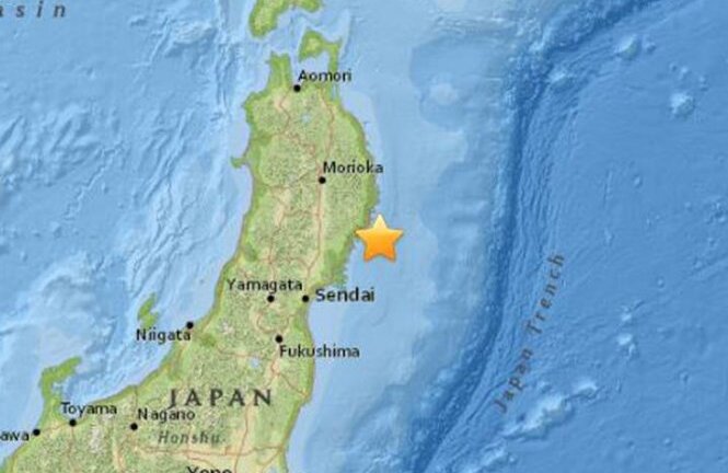 Sau Nepal, Nhật Bản động đất mạnh 6,8 độ Richter