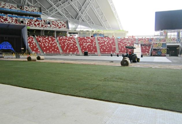 U23 Việt Nam sẽ thi đấu trên mặt cỏ
