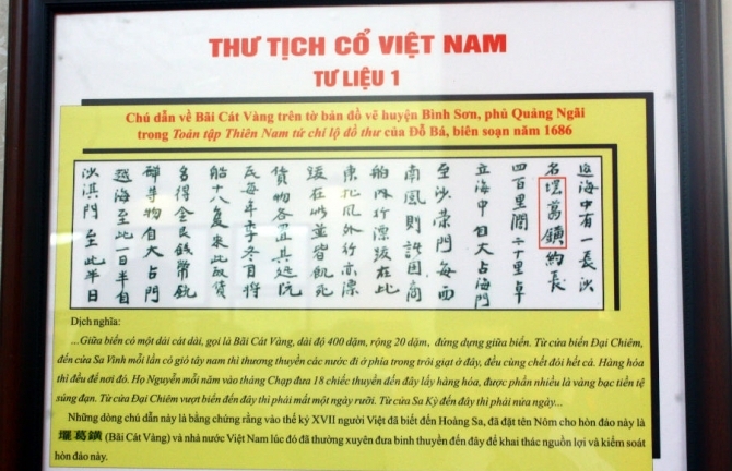 Bất ngờ tư liệu chủ quyền từ ‘Bãi cát vàng’