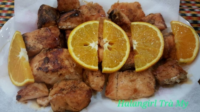 Cá hồi sốt cam lạ miệng cho ngày cuối tuần