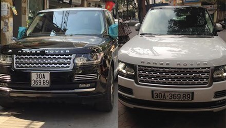 Làm rõ vụ 2 siêu xe Range Rover trùng biển số 