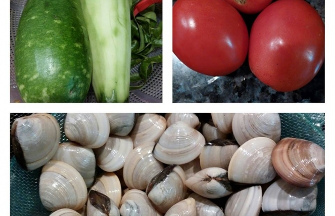 Thơm ngọt canh ngao nấu bầu cả nhà ăn là 