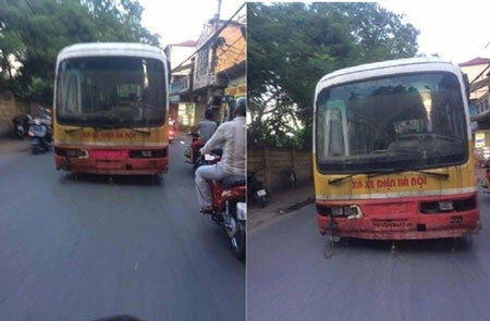 Sự thật bất ngờ về “xe buýt ma” không người lái giữa phố Hà Nội