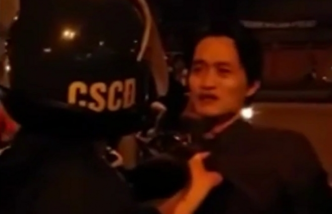 Người bị CSCĐ túm cổ áo ngày 7/6 lên tiếng