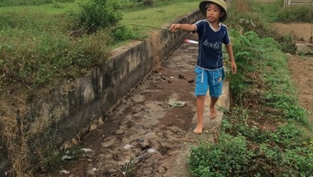 Nghệ An: Phát hiện xác trẻ sơ sinh dưới kênh thuỷ lợi