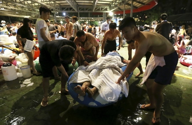 200 người bị thương vì nổ tại công viên nước ở Đài Loan