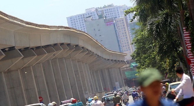 Đường sắt trên cao nước ngoài có uốn lượn như ở Việt Nam?